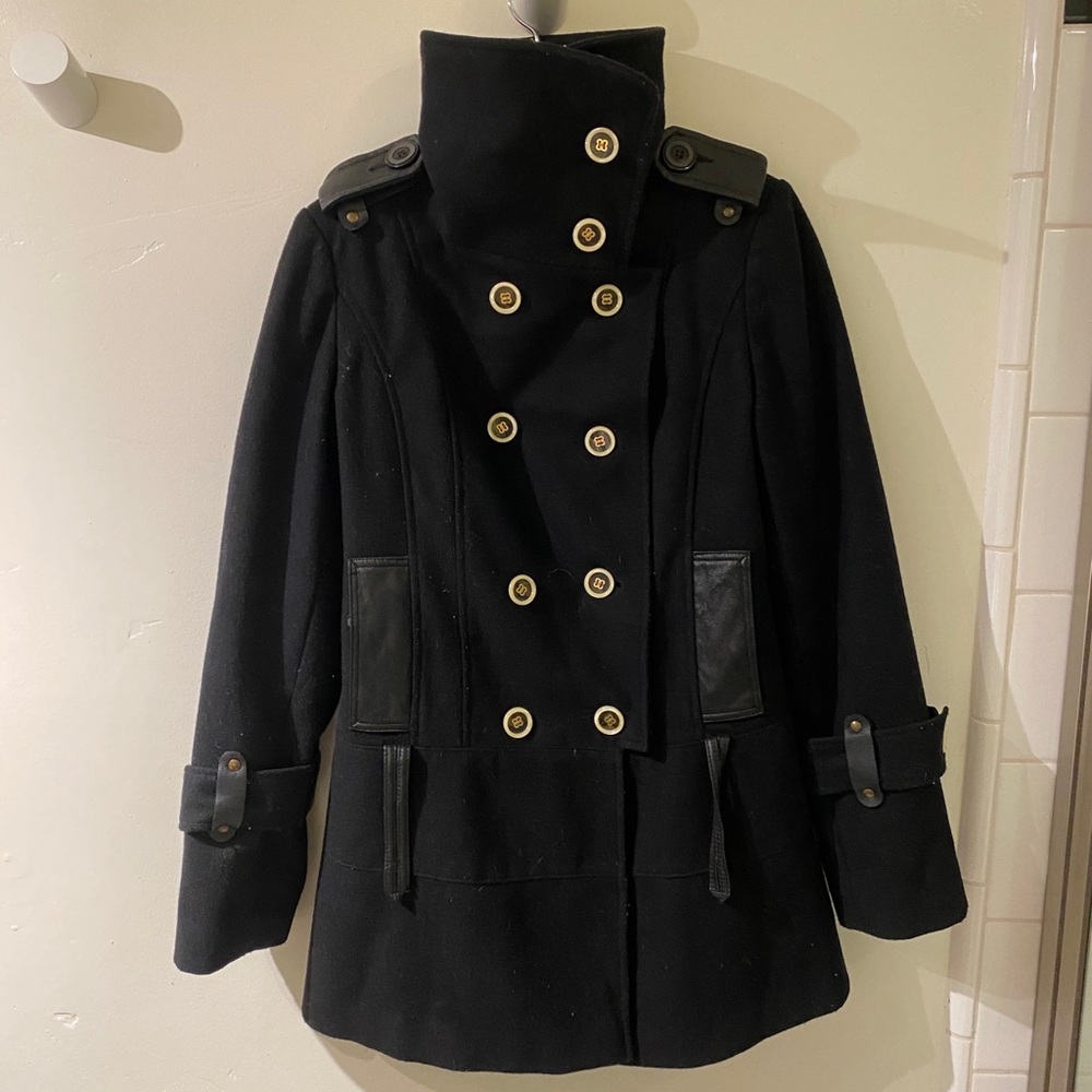 Vintage Trilogi Coat Sz S Black